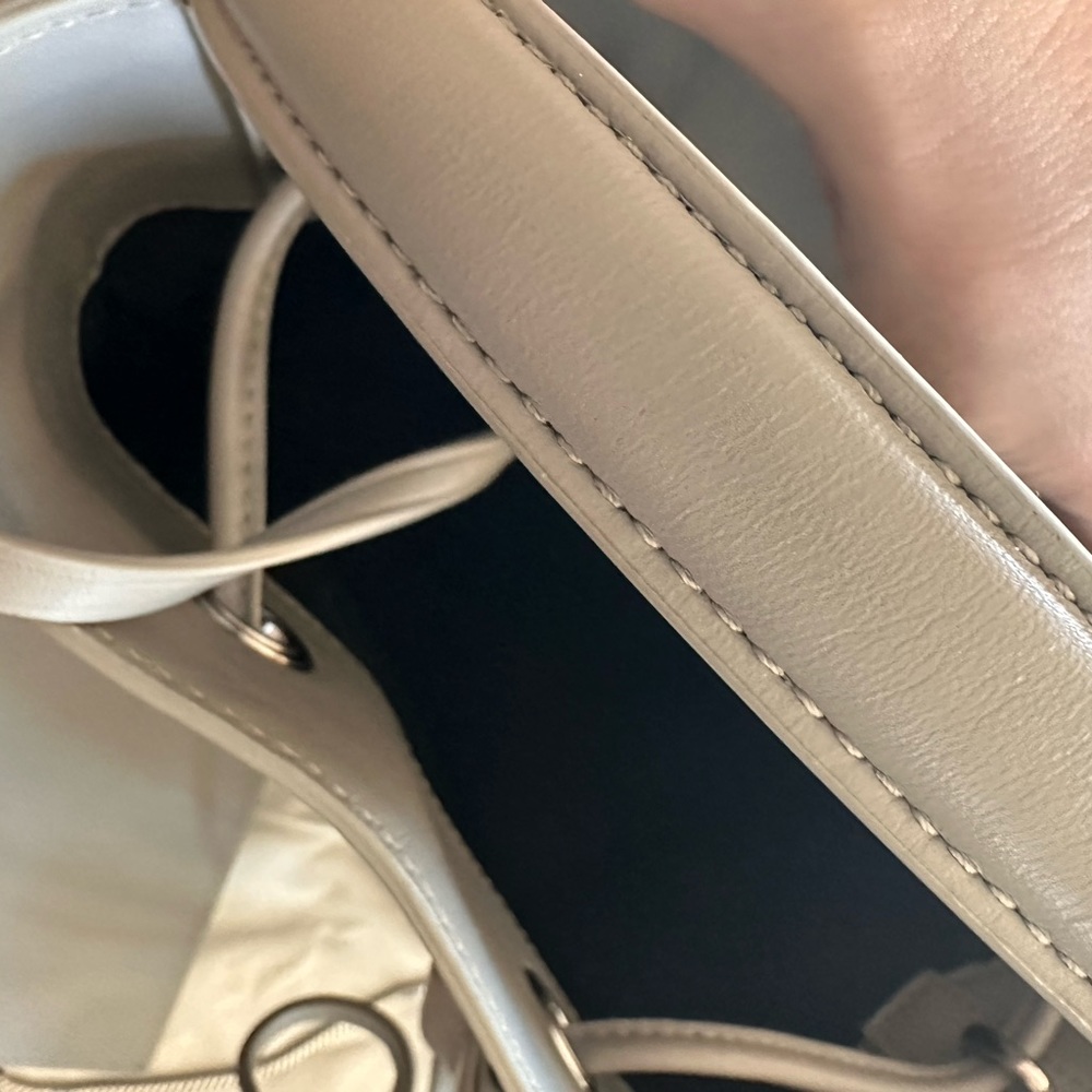 Philip Lim 3.1 grey Soleil bucket bag size small crossbody top handle leather - Picture 6 of 12